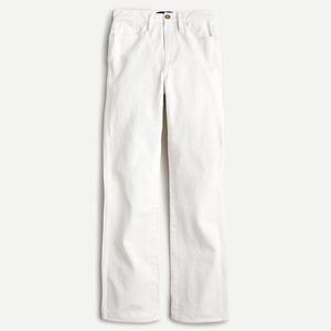 Rigid full-length bootcut jean in white